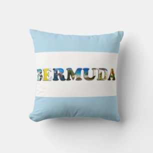 Bermuda Tropical Beach Travel Photos Cushion
