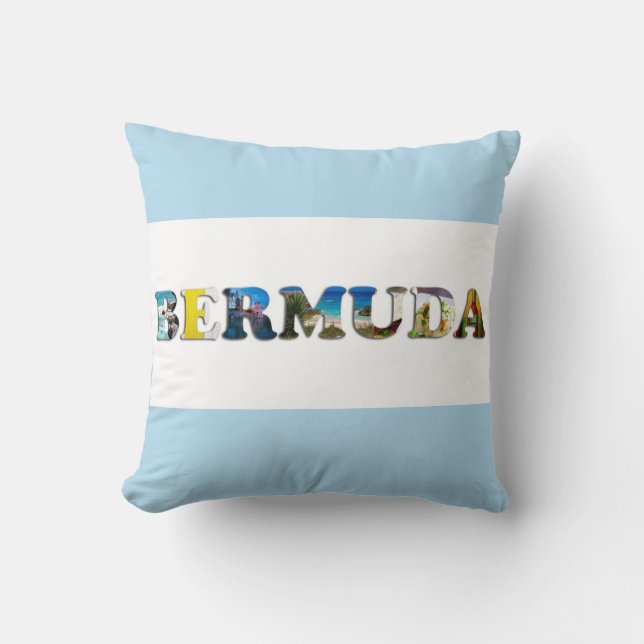 Bermuda Tropical Beach Travel Photos Cushion (Front)