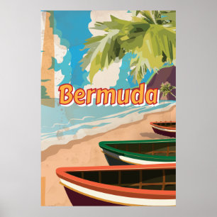Bermuda Vintage travel poster