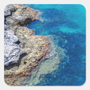 Bermuda Waters & Rocky Shoreline Stickers