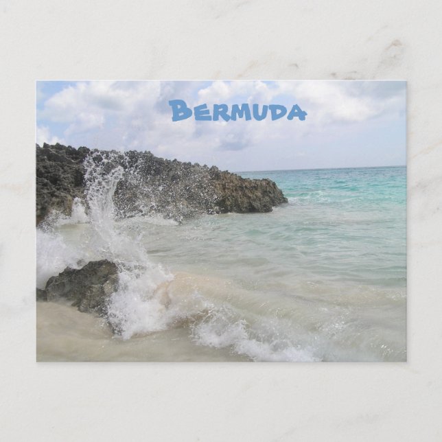 Bermuda Wave Postcard (Front)