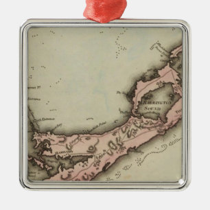 Bermudas Metal Tree Decoration