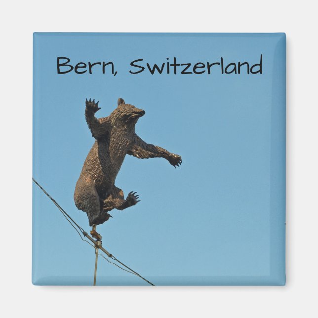 Bern Bear Photo Magnet (Front)