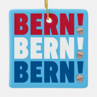 Bern Bern Bern Bernie Sanders Ceramic Tree Decoration