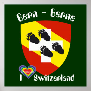 Bern, Bern, Berna, Bärn, Schweiz, Switzerland, Pos Poster
