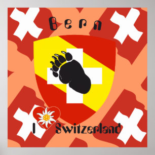 Bern, Bern, Berna, Bärn, Schweiz, Switzerland, Pos Poster