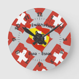 Bern Berne Berna Schweiz Suisse Svizra Uhr Round Clock