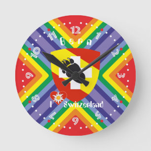 Bern Berne Berna Switzerland Suisse Svizra Round Clock