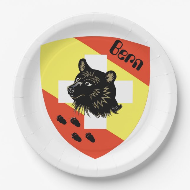Bern - Berne - Berne Papierteller Paper Plate (Front)