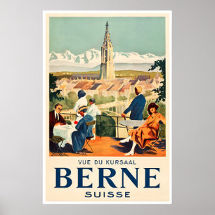 Bern Poster Switzerland Travel Art Swiss