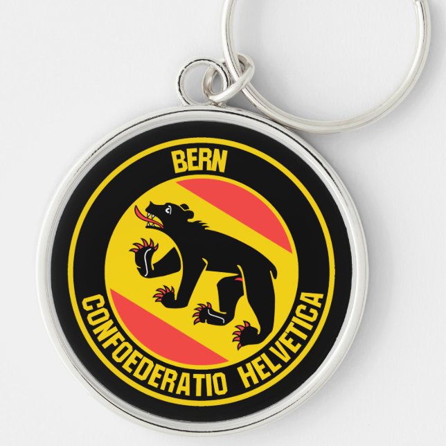 Bern Round Emblem Key Ring (Front)