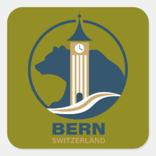 Bern Switzerland Europe Square Sticker