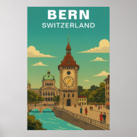 Bern Switzerland Historic Medieval Old Town Travel