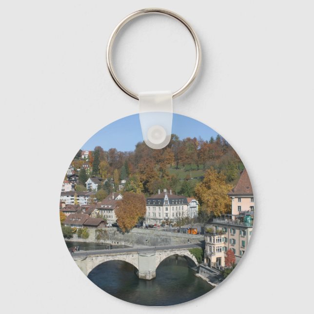 Bern, Switzerland Key Ring (Front)