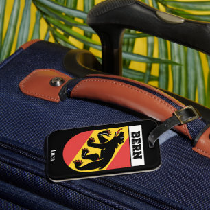Bern, Switzerland   Swiss Cantons Coat of Arms  Luggage Tag