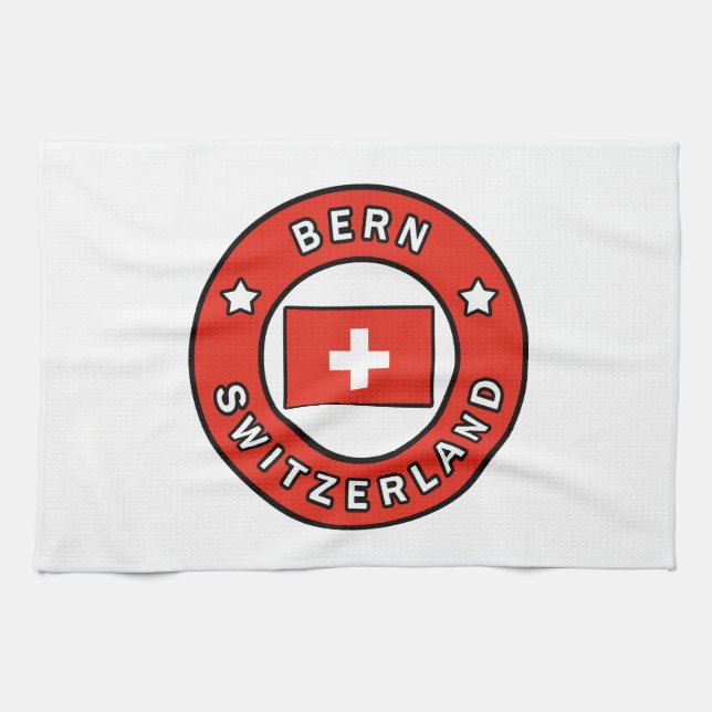 Bern Switzerland Tea Towel (Horizontal)