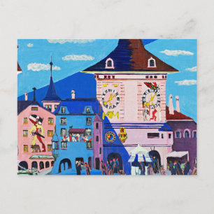 Bern with Belltower by Ernst Ludwig Kirchner Postcard