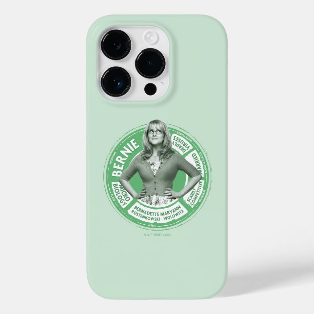 Bernadette Info Graphic Case-Mate iPhone Case (Back)