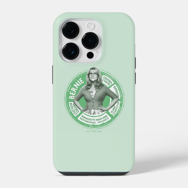 Bernadette Info Graphic iPhone Case (Back)