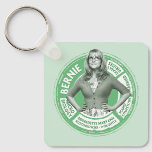 Bernadette Info Graphic Key Ring