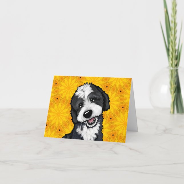 Bernadoodle  thank you card (Front)