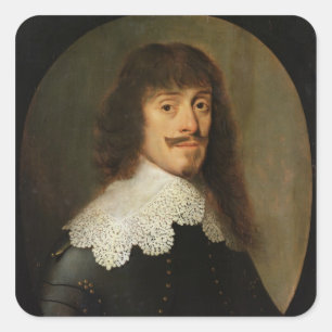 Bernard  Duke of Saxe-Weimar Square Sticker