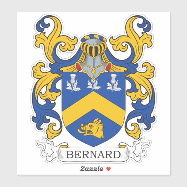 Bernard Family Crest (Sheet)
