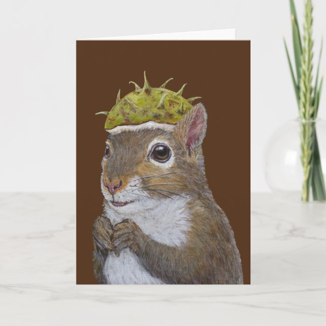 Bernard the squirrel card (Front)