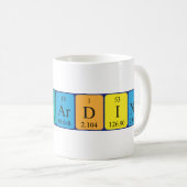 Bernardine periodic table name mug (Front Right)