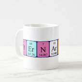Bernardine periodic table name mug (Front Left)