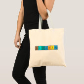 Bernardine periodic table name tote bag (Front (Product))