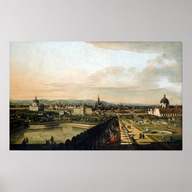 Bernardo Bellotto, Canaletto Vienna Poster (Front)