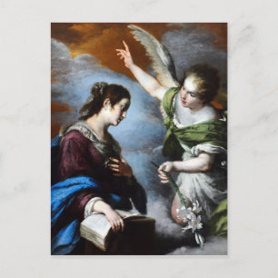 Bernardo Strozzi The Annunciation Postcard