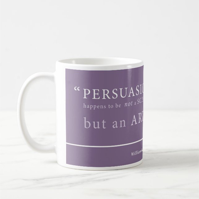 Bernbech on 'Persuasion' Coffee Mug (Left)