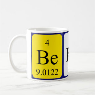 Bernd periodic table name mug
