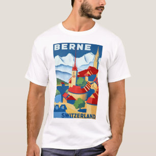 Berne ~ Switzerland ~Vintage Swiss Travel T-Shirt