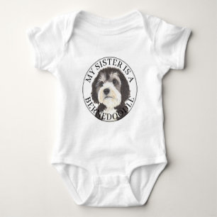 Bernedoodle Big Sister Baby Bodysuit