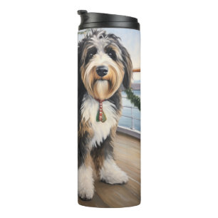 Bernedoodle Christmas Cruise: Pawsome Holiday Thermal Tumbler