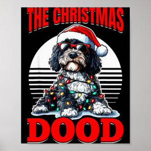 Bernedoodle Christmas Dog Breed The Christmas Dood Poster
