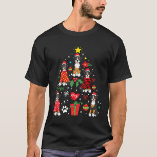 Bernedoodle Christmas Ornament Tree Funny Dog Mum T-Shirt