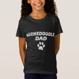 Bernedoodle Dad & Kids - Gift Fathers Day T-Shirt