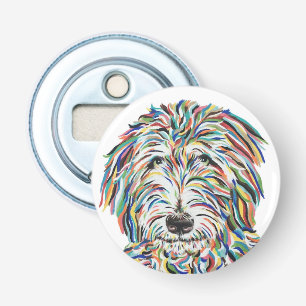 Bernedoodle Dog Bottle Opener