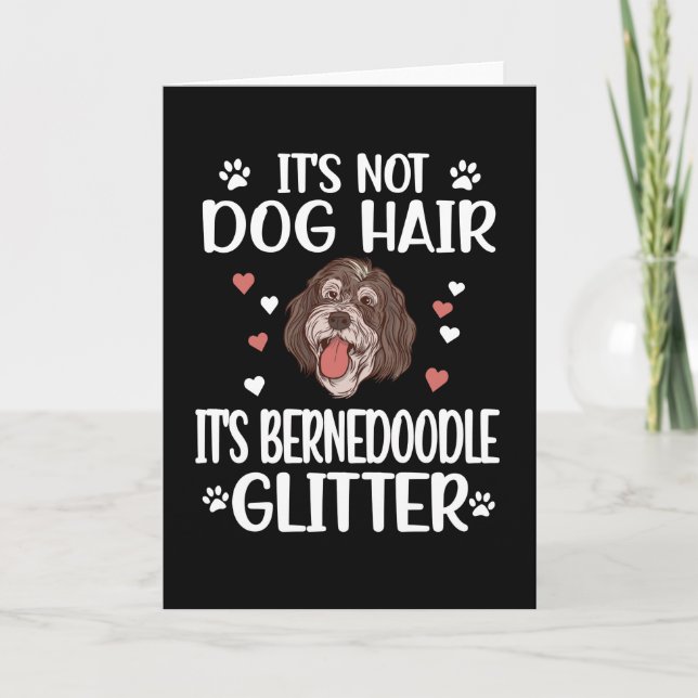 Bernedoodle Dog Lover Bernedoodle Mum Dog Dad Card (Front)