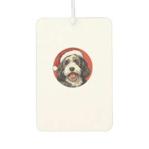 Bernedoodle Dog Xmas Doodle Dood Cute Christmas Be Car Air Freshener