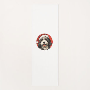 Bernedoodle Dog Xmas Doodle Dood Cute Christmas Be Yoga Mat