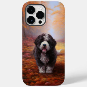 Bernedoodle in Autumn Leaves Fall Inspire  Case-Mate iPhone 14 Pro Max Case