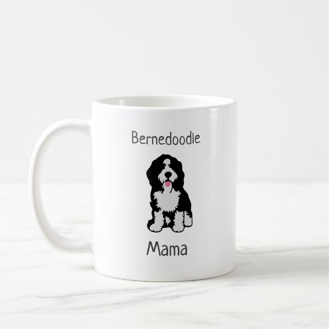 Bernedoodle Mama Coffee Mug (Left)