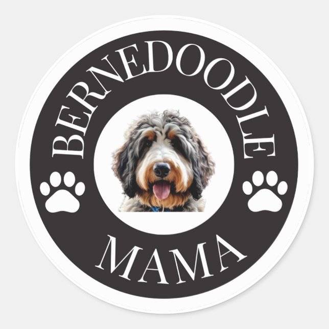 Bernedoodle Mama Sticker (Front)