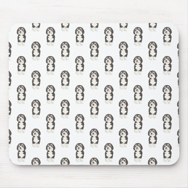 Bernedoodle Mouse Mat (Front)