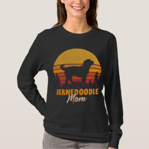 Bernedoodle Mum Mama Vintage Retro Dog Women Gift T-Shirt